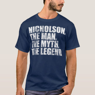 Nicholson Nicholson Familienname Nicholson Nachnam T-Shirt