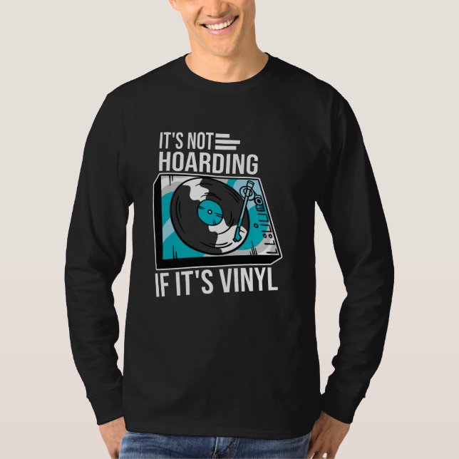 Nicht abhören, wenn Vinyl Funny Vinyl Record Music T-Shirt (Vorderseite)
