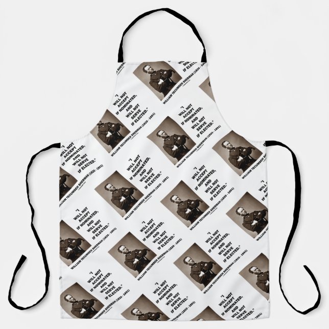 Nicht akzeptieren, wenn nominiert nicht Sherman-Zi Schürze (Vorderseite)