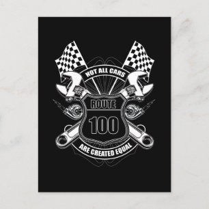 Nicht alle Autos sind gleich Postkarte