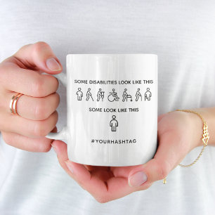 Nicht alle Behinderungen sind sichtbar Kaffeetasse