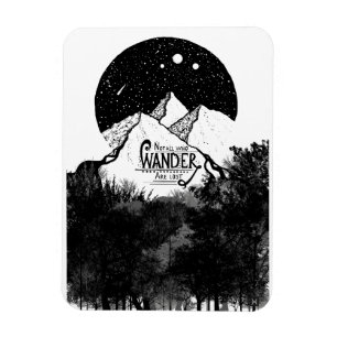 Nicht alle, die WANDER verloren haben, Illustratio Magnet