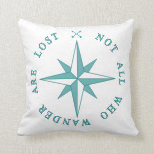 Nicht alle, die Wander verloren sind Kissen