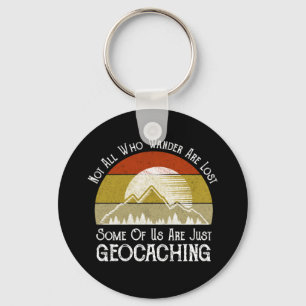 Nicht alle, die wandern, haben das Geocaching verl Schlüsselanhänger