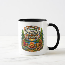 Nicht alle, die wandern, sind verloren, Camping-Ta Tasse