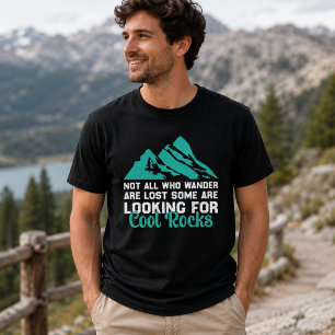 Nicht alle, die wandern, sind verloren, coole Stei T-Shirt
