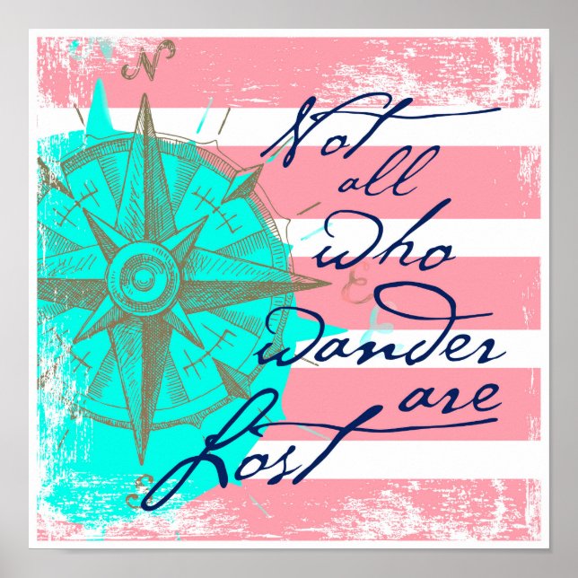 Nicht alle, die wandern, sind verloren poster (Vorne)