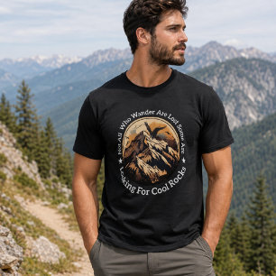 Nicht alle, die wandern sind verloren, Retro Coole T-Shirt