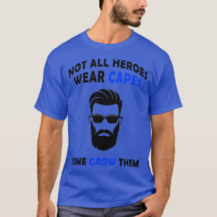 Nicht alle Helden Funny Beard Sprichwort Zitat Vat T-Shirt