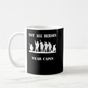 Nicht alle Helden tragen Capes Patriotic Veterans  Kaffeetasse