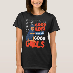 Nicht alle Hunde sind gute Jungen, einige sind Rot T-Shirt