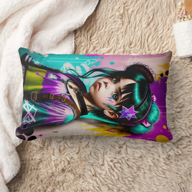 Nicht alle Prinzessinnen tragen Kronen - "Skylar"  Lendenkissen (Decke)