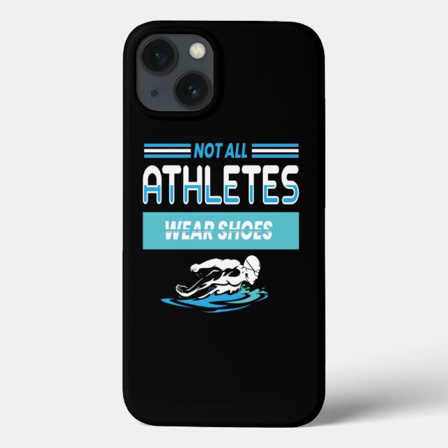Nicht alle Sportler tragen Schuhe und schwimmen Case-Mate iPhone Hülle (Rückseite)
