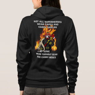 Nicht alle Superhelden... Feuerwehrmann Hoodie
