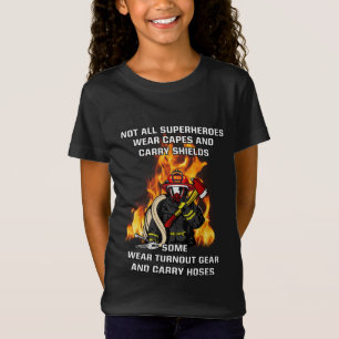 Nicht alle Superhelden... Feuerwehrmann T-Shirt