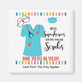 Nicht alle Superhelden tragen Kapseln NURSES Magnet