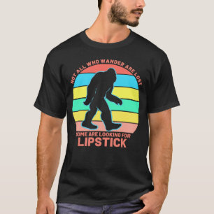 Nicht alle Wander verloren Warme Frauen Mens Lipst T-Shirt