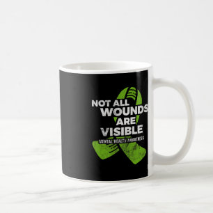 Nicht alle Wunden, die eine psychische Bewusstsein Kaffeetasse