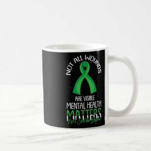 Nicht alle Wunden sind erkennbar für das Bewusstse Kaffeetasse