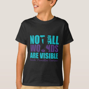 Nicht alle Wunden sind sichtbar Selbstmordpräventi T-Shirt