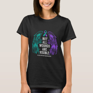 Nicht alle Wunden sind sichtbar Selbstmordpräventi T-Shirt
