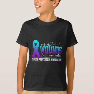 Nicht alle Wunden sind sichtbar Suizidprävention T-Shirt