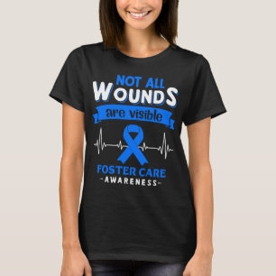 Nicht alle Wunden sind sichtbar, um das Bewusstsei T-Shirt