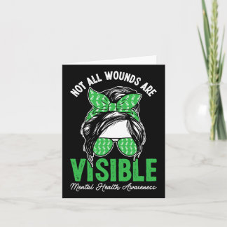 Nicht alle Wunden sind sichtbar, undurchsichtig, p Karte