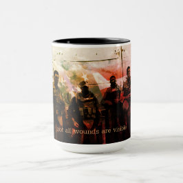 Nicht alle Wunden sind sichtbare Tasse der PTSD-Se