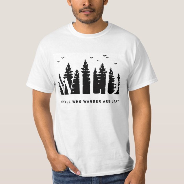 Nicht alle Wunder sind verlorenes Camping T-Shirt (Vorderseite)