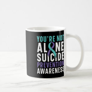 Nicht allein Depression Suizidprävention Kaffeetasse