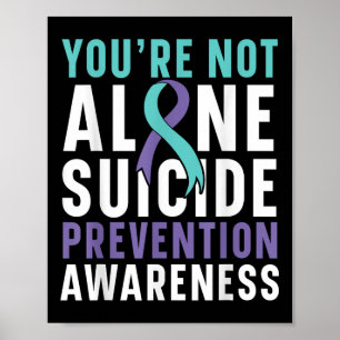 Nicht allein Depression Suizidprävention Poster