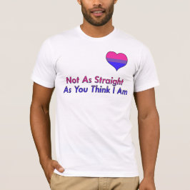 "Nicht als gerade" Bisexual/Biromantic Shirt