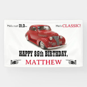 Nicht alt, aber klassisch Rot 1939 Coupé Alter Geb Banner