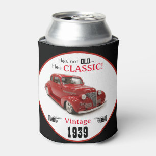 Nicht alt, aber Red Classic 1939 Coupe Vintages Ja Dosenkühler
