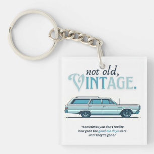 Nicht alt, Vintag (StationWagons) Schlüsselanhänger