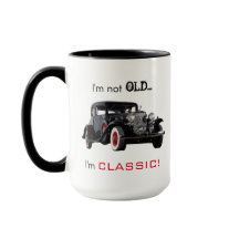 Nicht altes aber klassisches Vintages Auto lustig