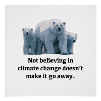Nicht an den Klimawandel zu glauben macht ihn nich