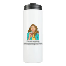 Nicht argumentieren, nur immer richtig - lustiges, thermosbecher