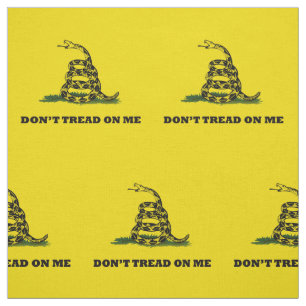 Nicht auf Gadsden-Gelb-Flag-Fabrik Stoff