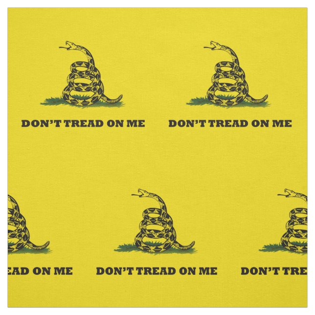 Nicht auf Gadsden-Gelb-Flag-Fabrik Stoff (Muster)