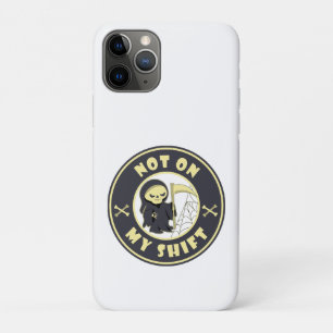 Nicht auf meiner Schicht Grim Sensenmann Halloween Case-Mate iPhone Hülle