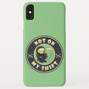 Nicht auf meiner Schicht Grim Sensenmann Halloween Case-Mate iPhone Hülle