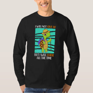 Nicht aufgeben, aber Swear Turtle Jogger Runner T-Shirt