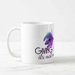 Nicht aufgeben kaffeetasse