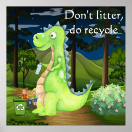 Nicht aufhören, Drache Recycle Poster