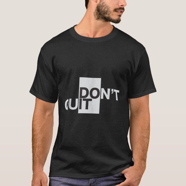Nicht aufhören zu tun es Motivation Tank Top (Vorderseite)