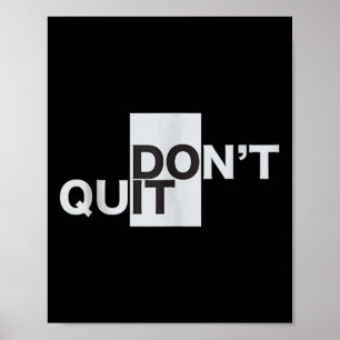 Nicht aufhören zu tun es Motivation Tank Top Poster