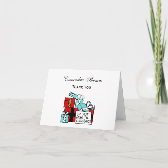 Nicht aufmachen bis Weihnachten Weihnachten Weihna (Vorderseite)