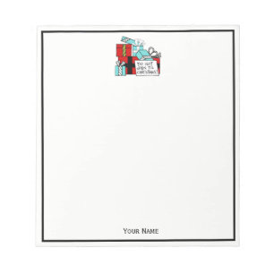 Nicht aufmachen bis Weihnachten Weihnachten Weihna Notizblock